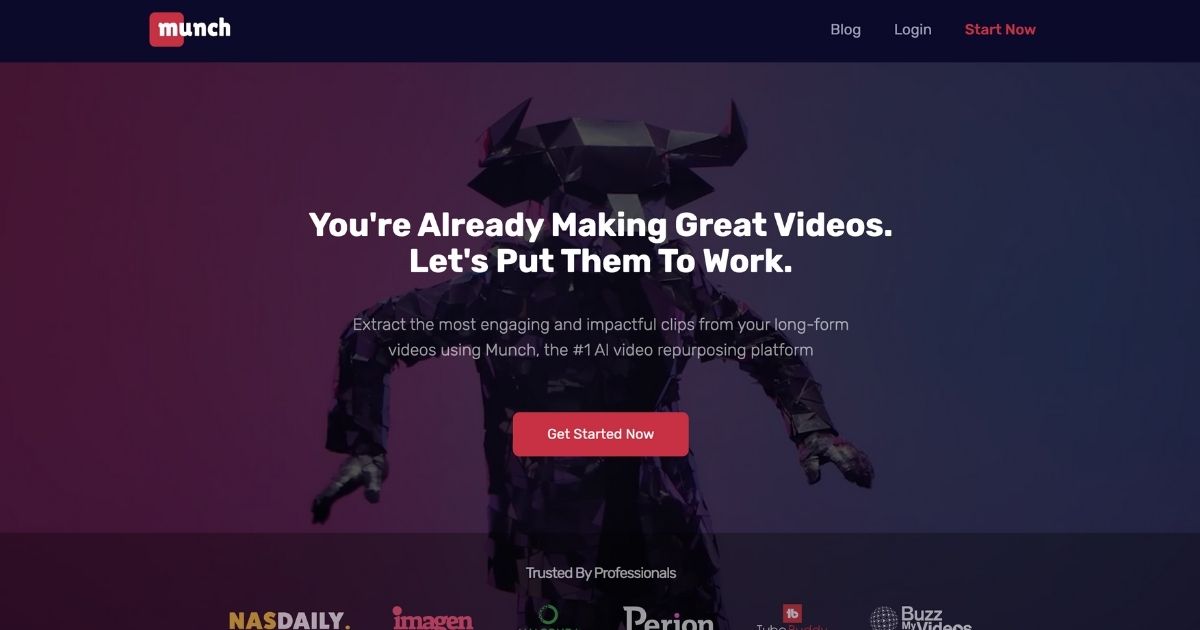 Munch: Transforming your videos into social media gold