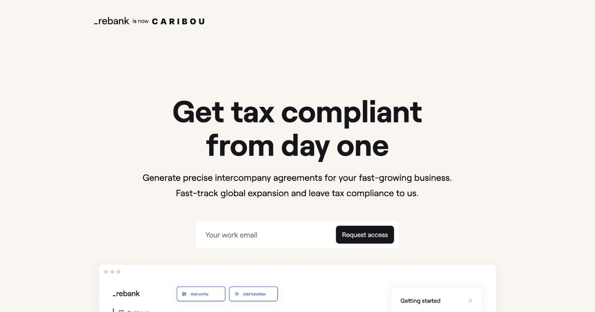 Rebank: Simplifying tax compliance for global expansion