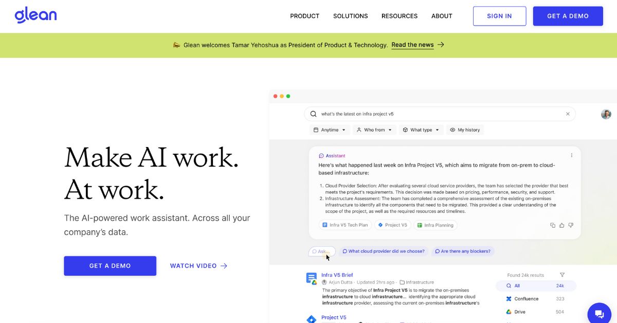 Glean: Transform your work with Ai-powered insights