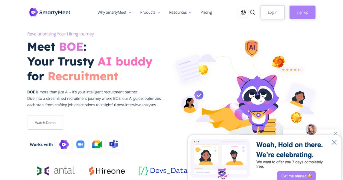 SmartyMeet: Revolutionizing your hiring journey with BOE AI