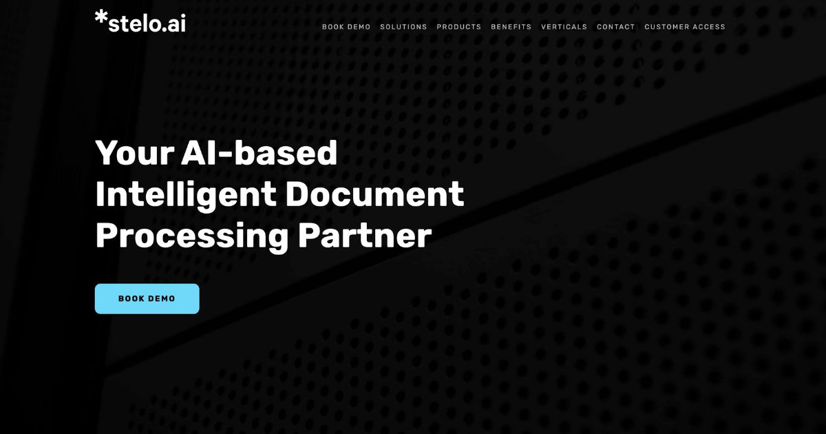 SteloAi: Transforming document processing