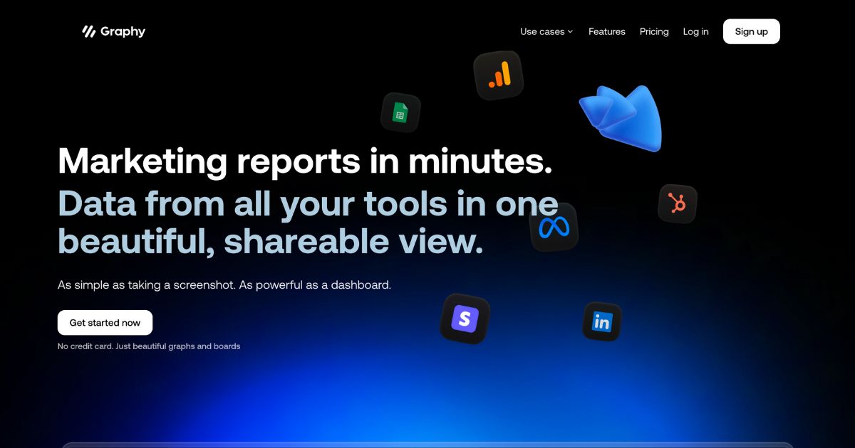 Graphy: Reporting with AI-powered dashboards
