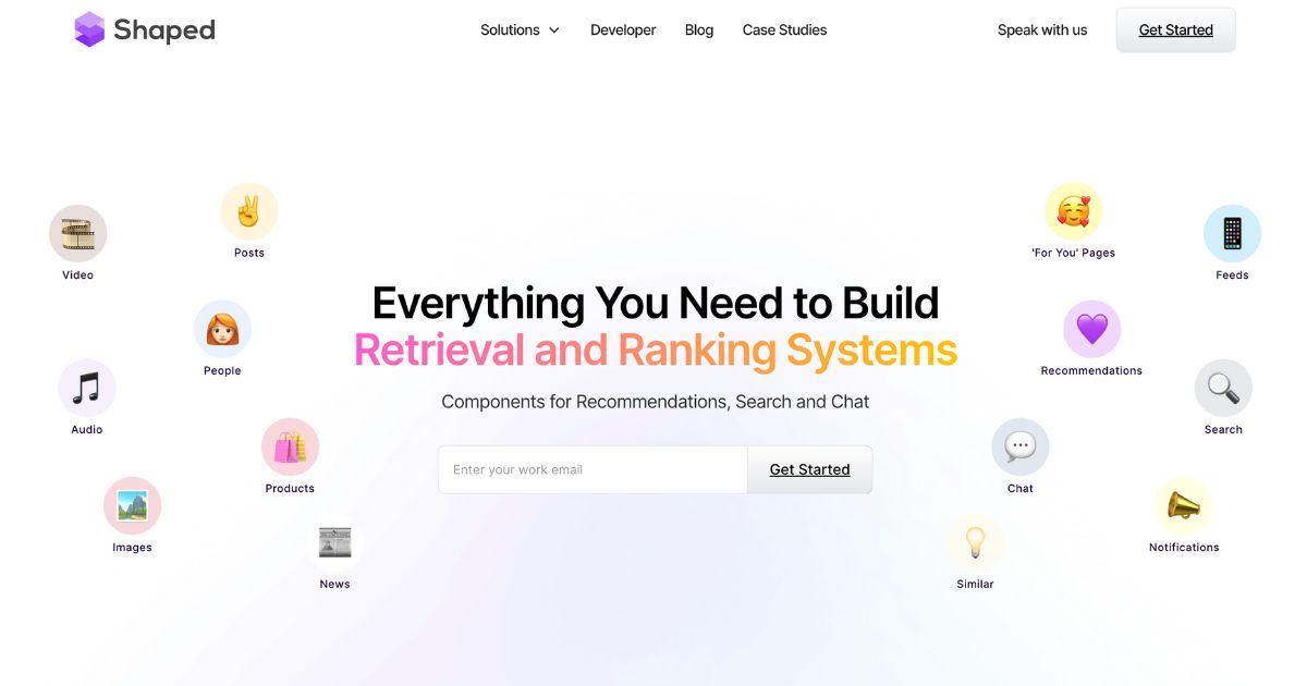 ShapedAi: Retrieval and ranking systems