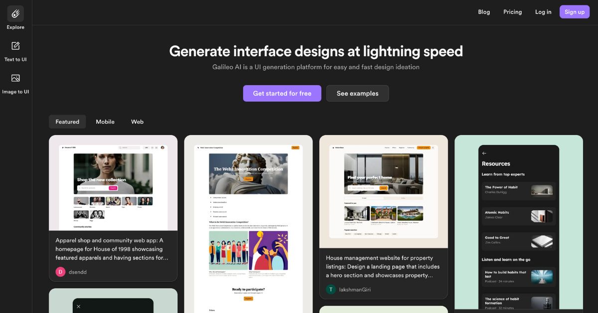 GalileoAI: Revolutionizing design ideation with AI