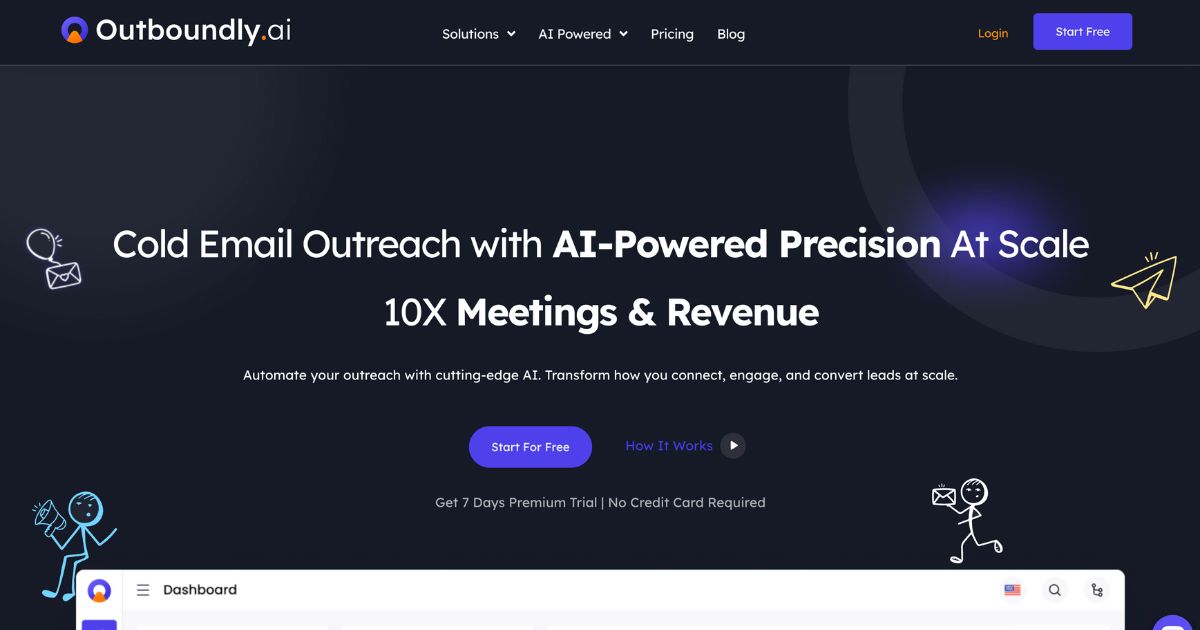 Outboundly: AI-powered email outreach tool