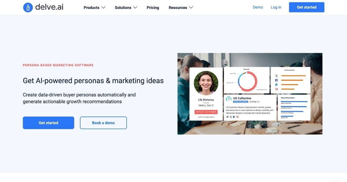 DelveAI: Persona based marketing solutions