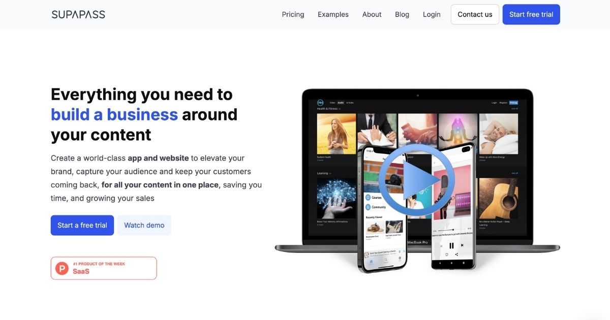 SupaPass: Content management tool
