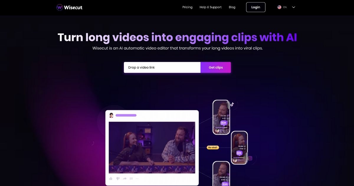 Wisecut: Video editing tool