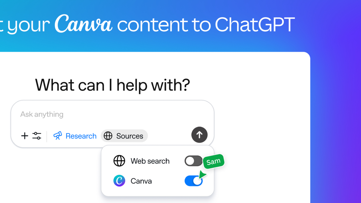 Canva just made ChatGPT way more creative