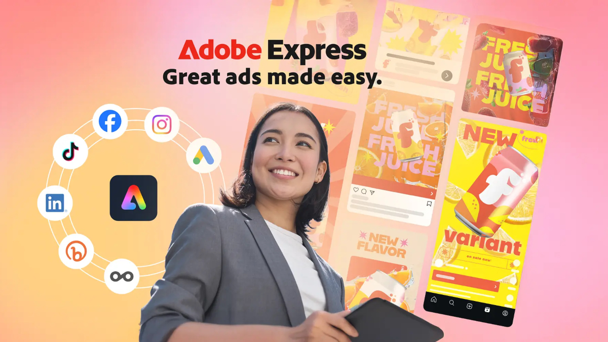 Adobe unveils Express for Ads, targeting small business advertisers