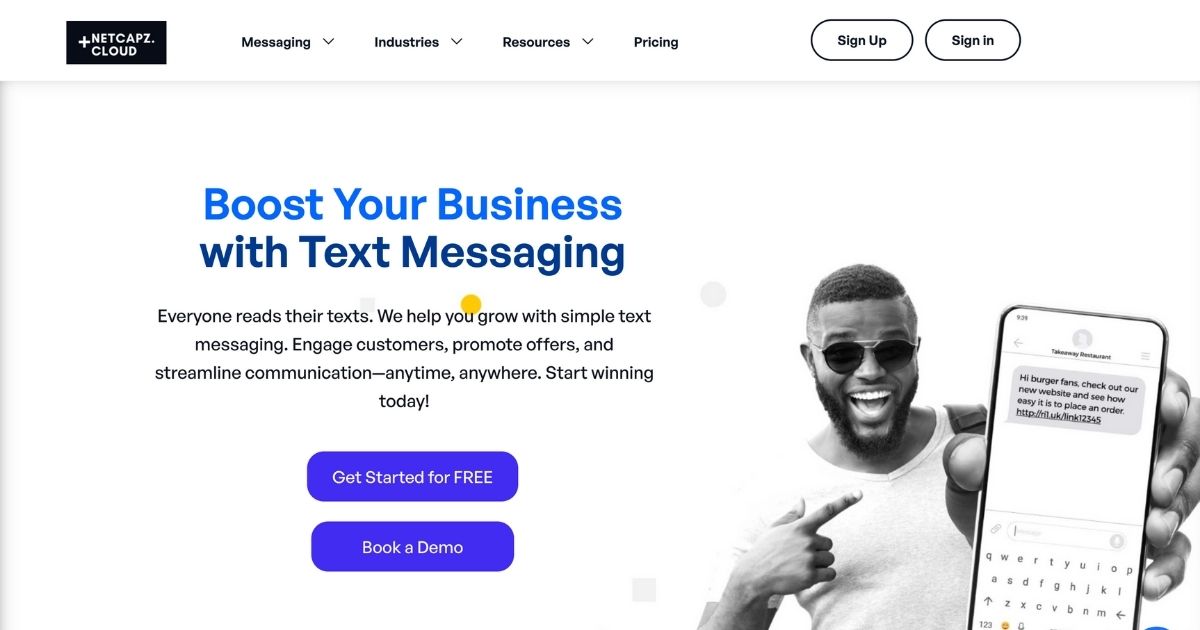 Netcapz: AI-powered SMS marketing platform