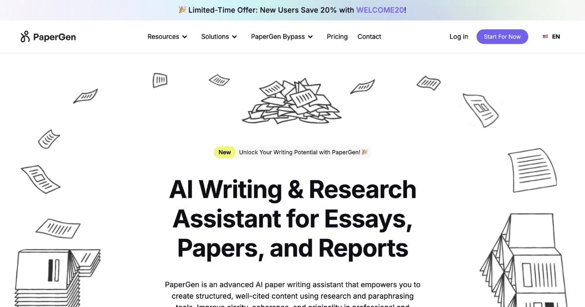PaperGen: AI writing assistant for research