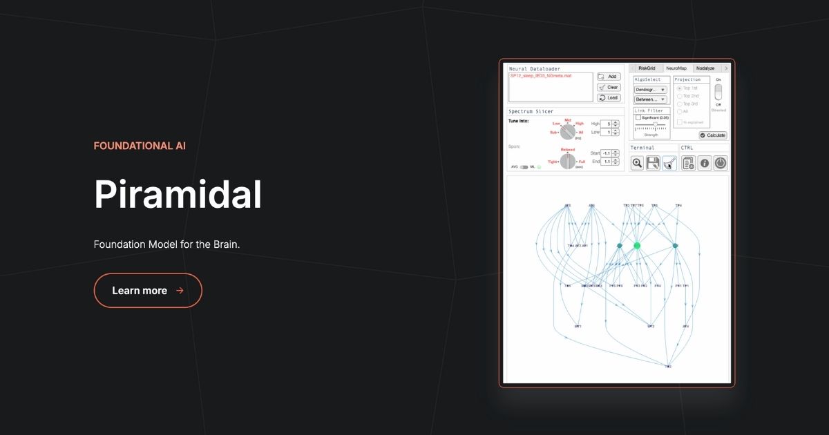AiHot100 #34 Piramidal: AI-Powered Brainwave Diagnostics