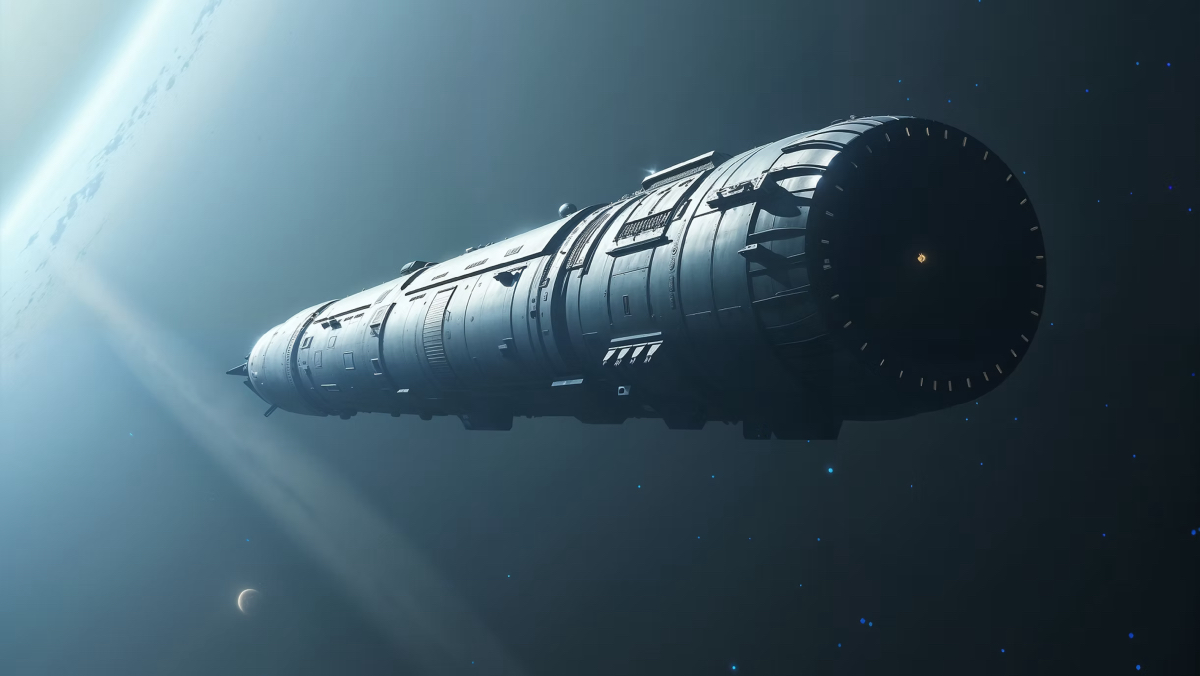 This 36-mile spacecraft could carry 2,400 people to our nearest star