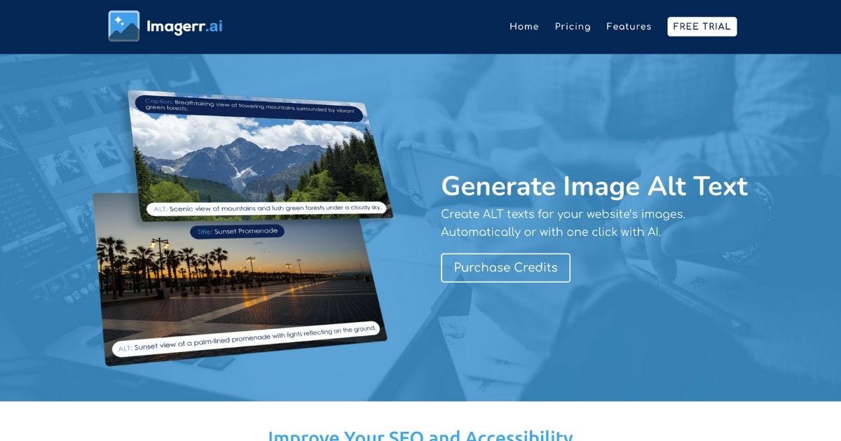 Imagerr AI: Automated Image Metadata Generation