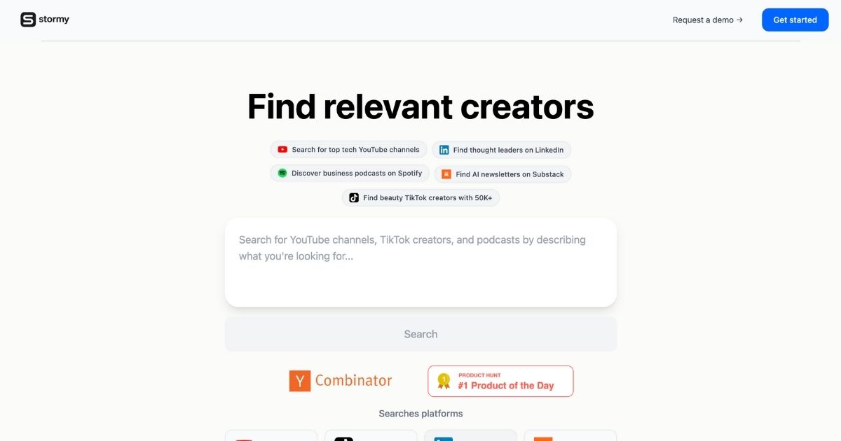 StormyAI: Streamlining Influencer Marketing