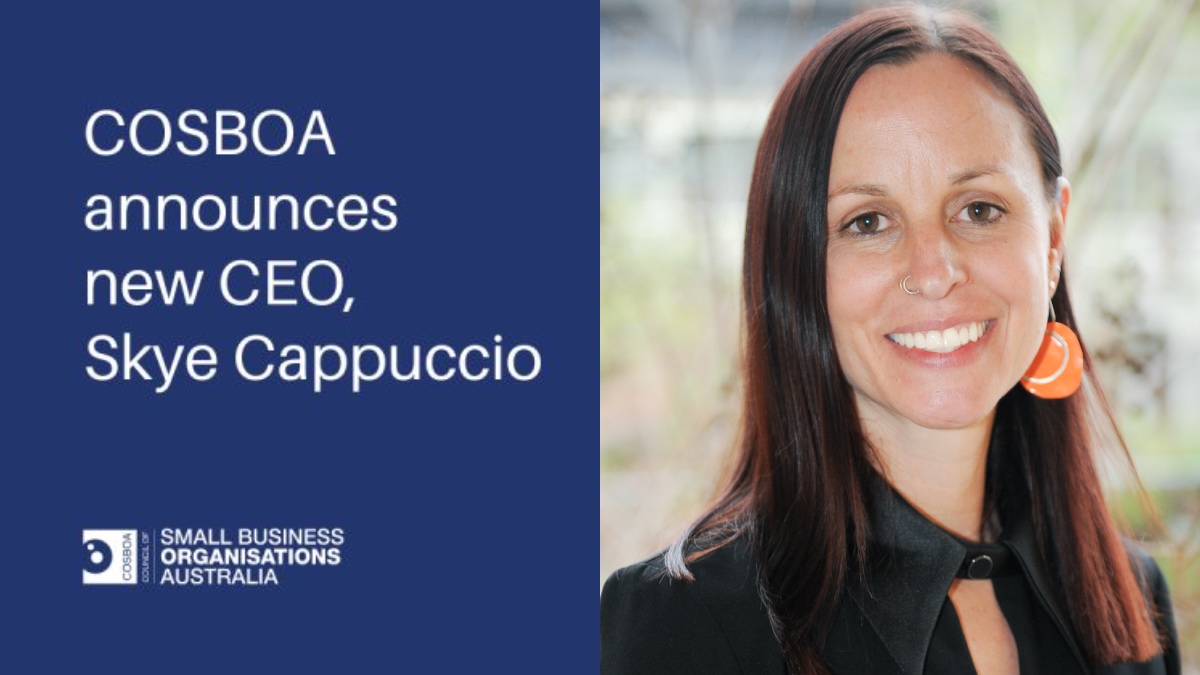 COSBOA taps Skye Cappuccio to drive the 2026 small business agenda