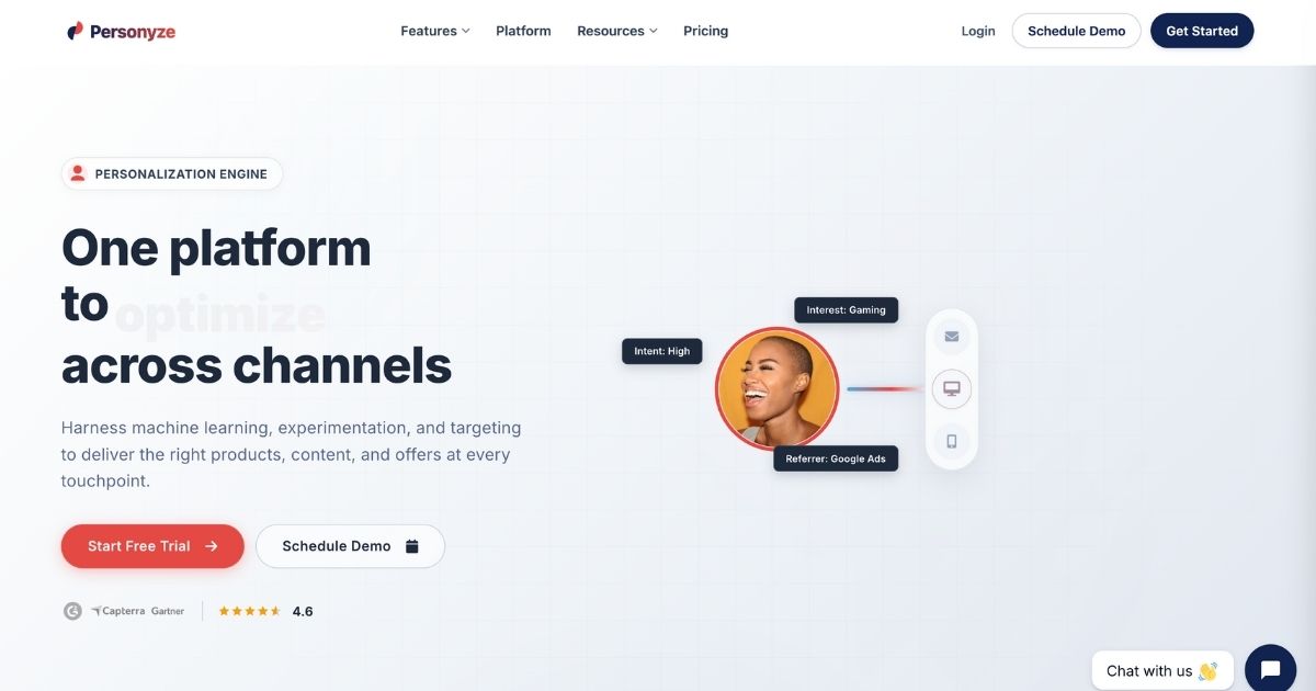 Personyze: AI-Powered Website Personalization Platform