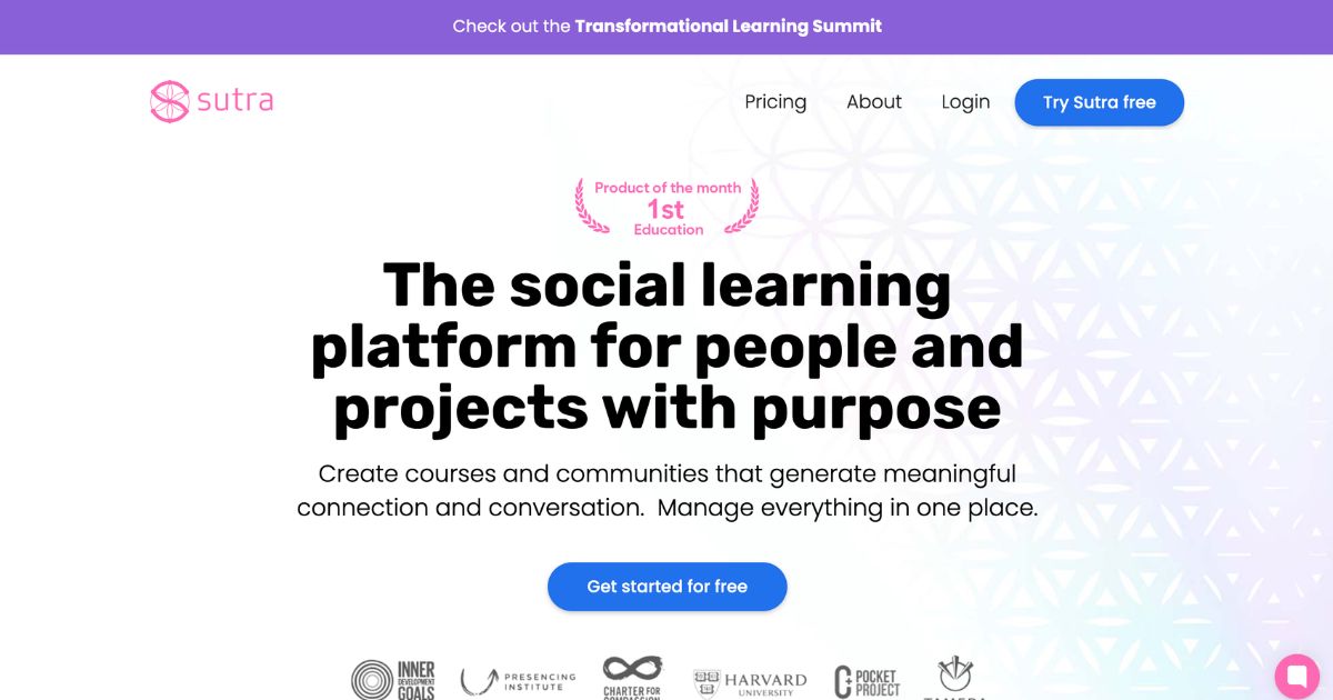 Sutra: Social Learning Platform for Courses