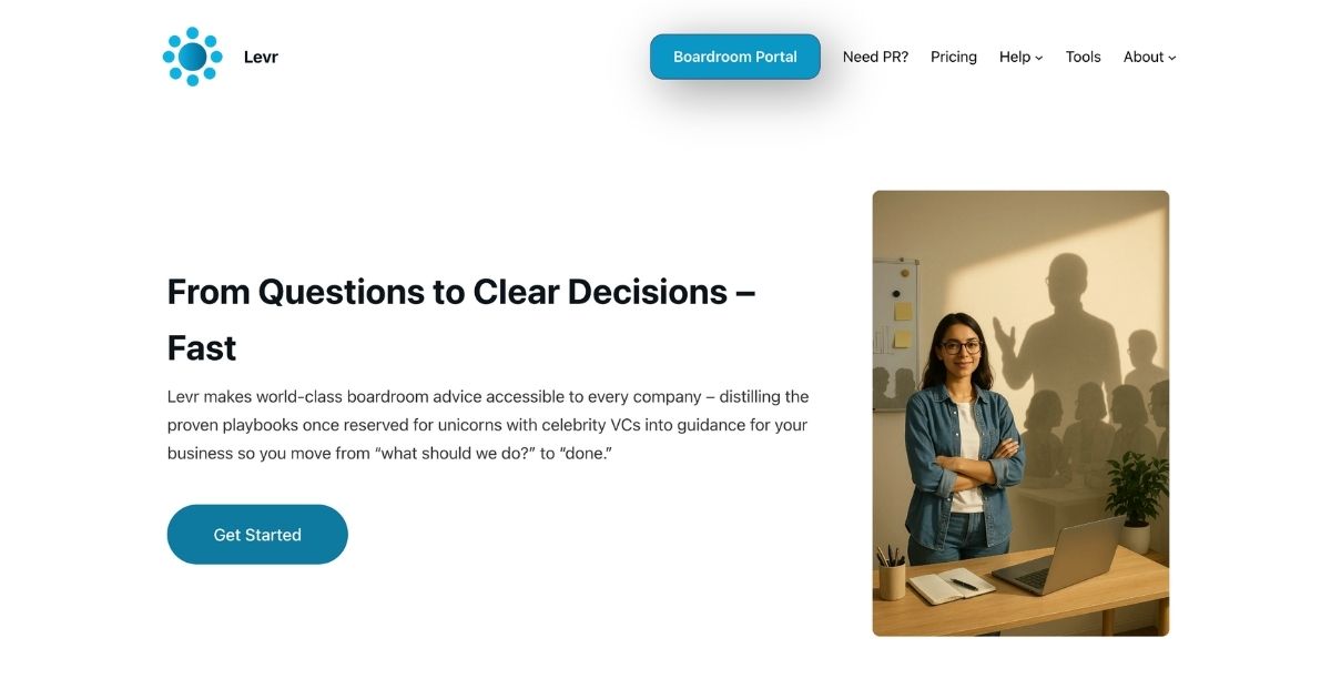 Levr: Streamlined Business Guidance Tool