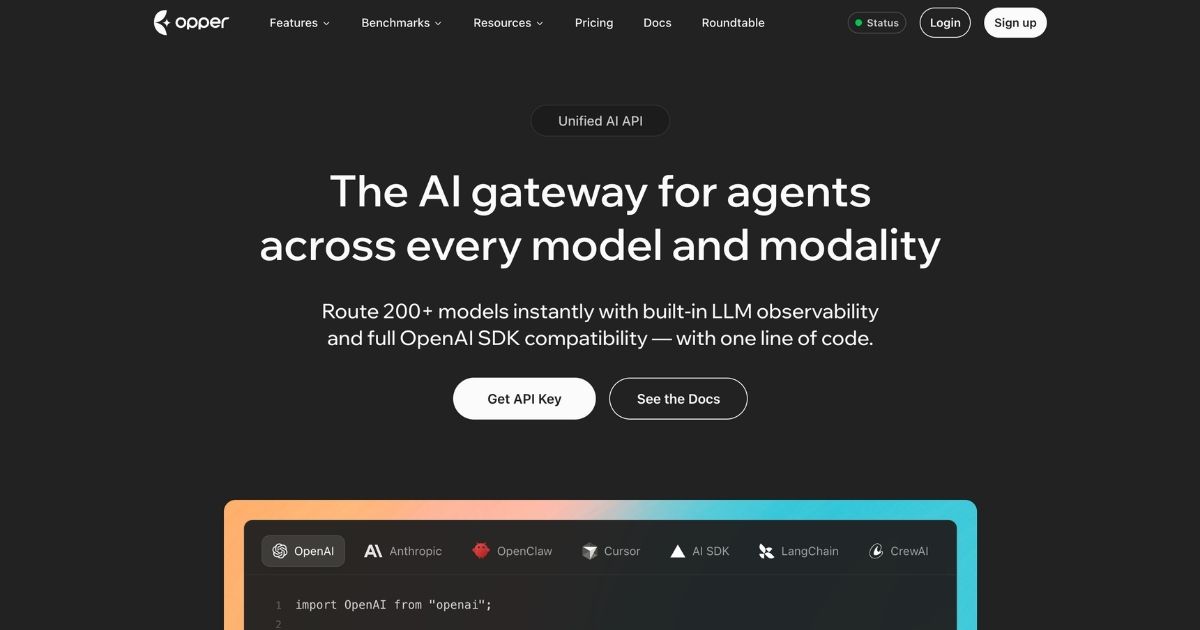 Opper: Unified AI Gateway Simplifying Integration
