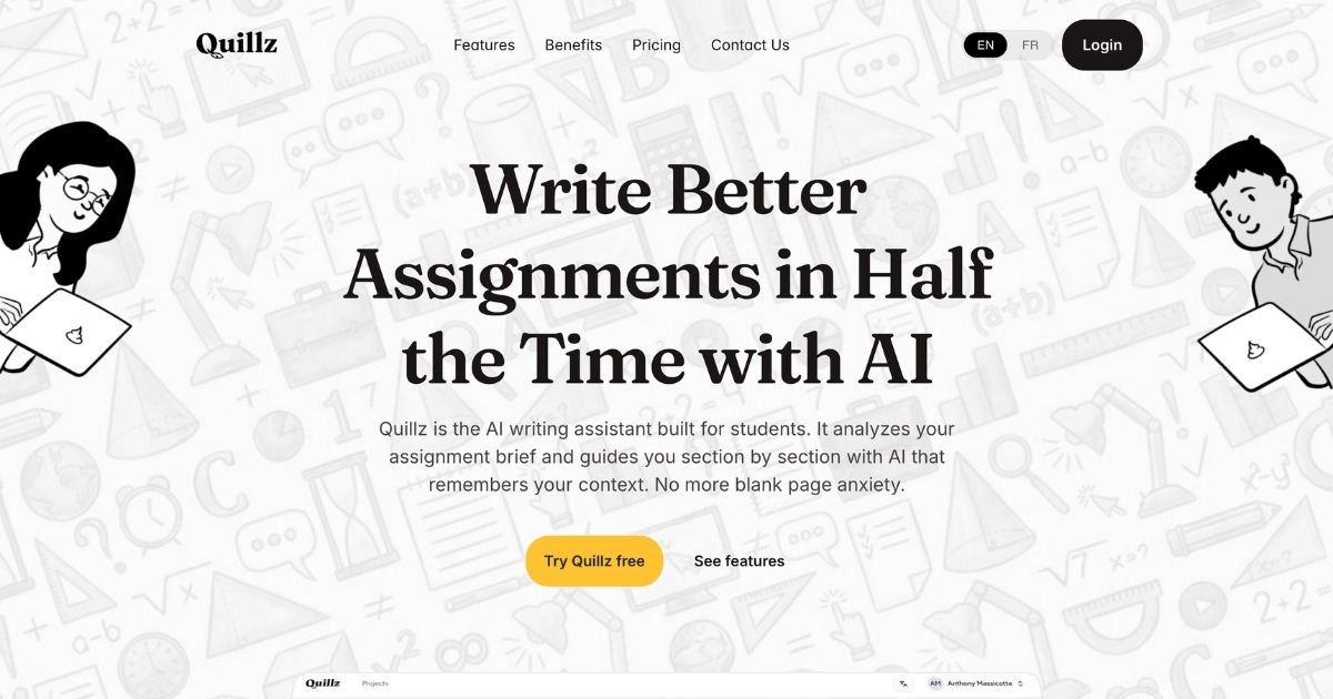 Quillz: AI Writing Assistant Enhances Collaboration
