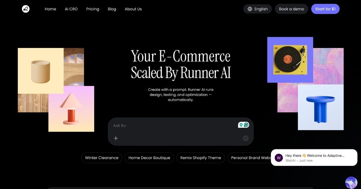 Runner AI: AI-Powered E-commerce Optimization