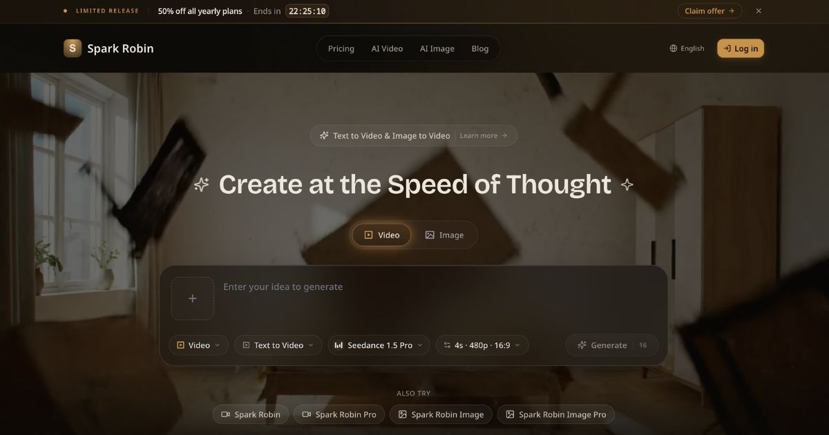 Spark Robin: AI-Powered Video Creation