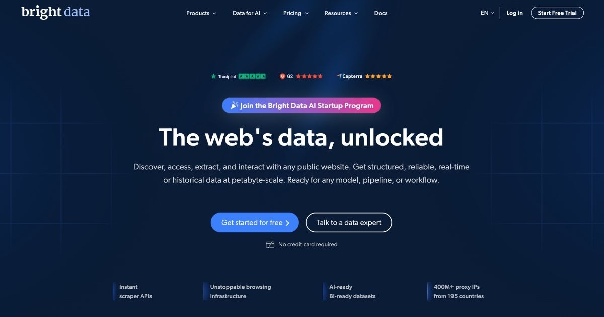 Bright Data: Comprehensive Web Data Platform