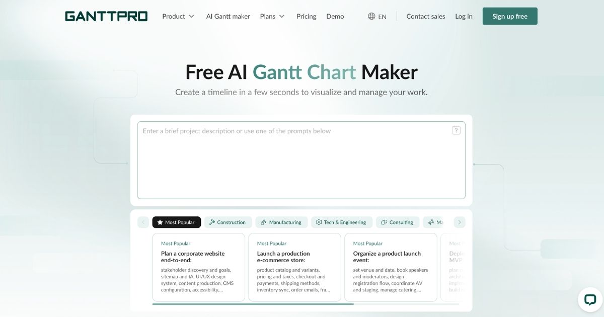 GanttPRO Streamlines Project Planning with AI