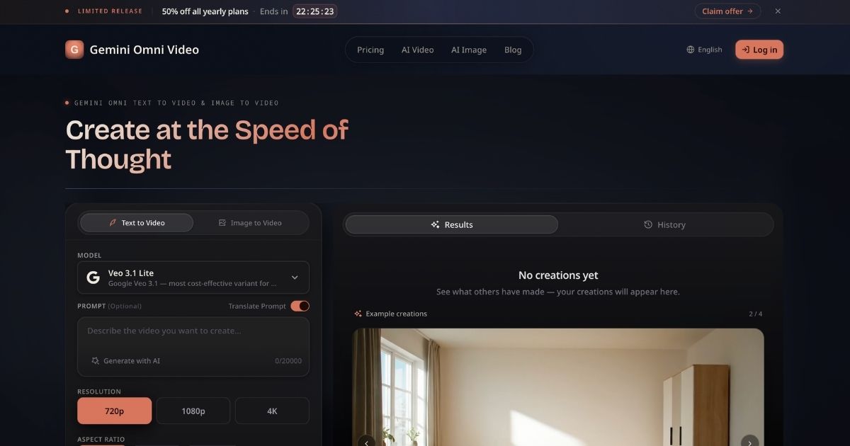 Gemini Omni: AI Video Generation Platform