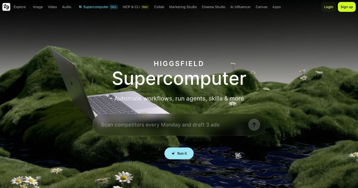 Higgsfield Supercomputer: Creative Workflow Automation