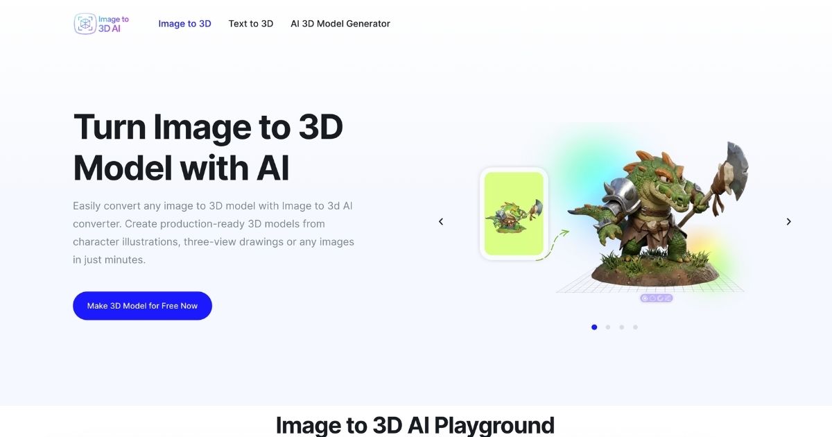 Image to 3D AI: 3D Model Generation