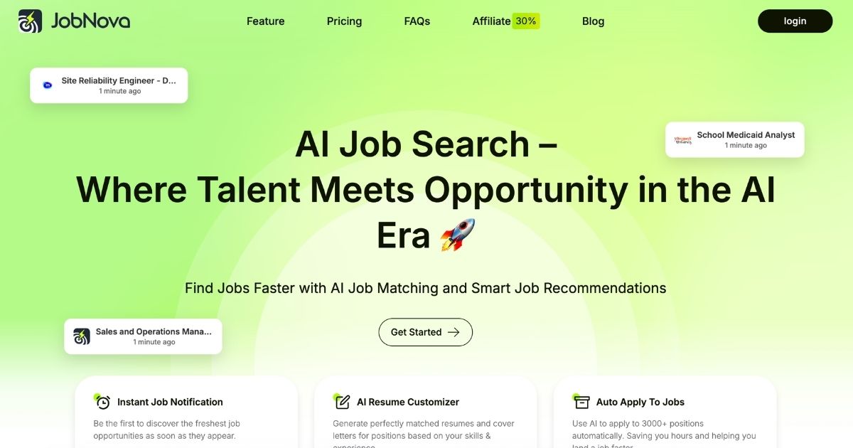 Jobnova: AI-Powered Job Search Platform