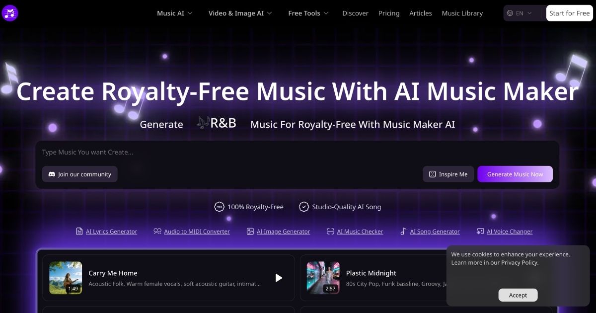MusicMaker.im: AI-Powered Music Creation Platform