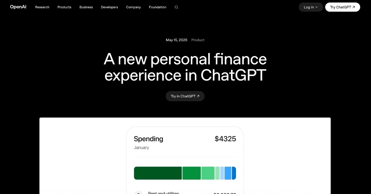 ChatGPT: Personal Finance Insights Tool