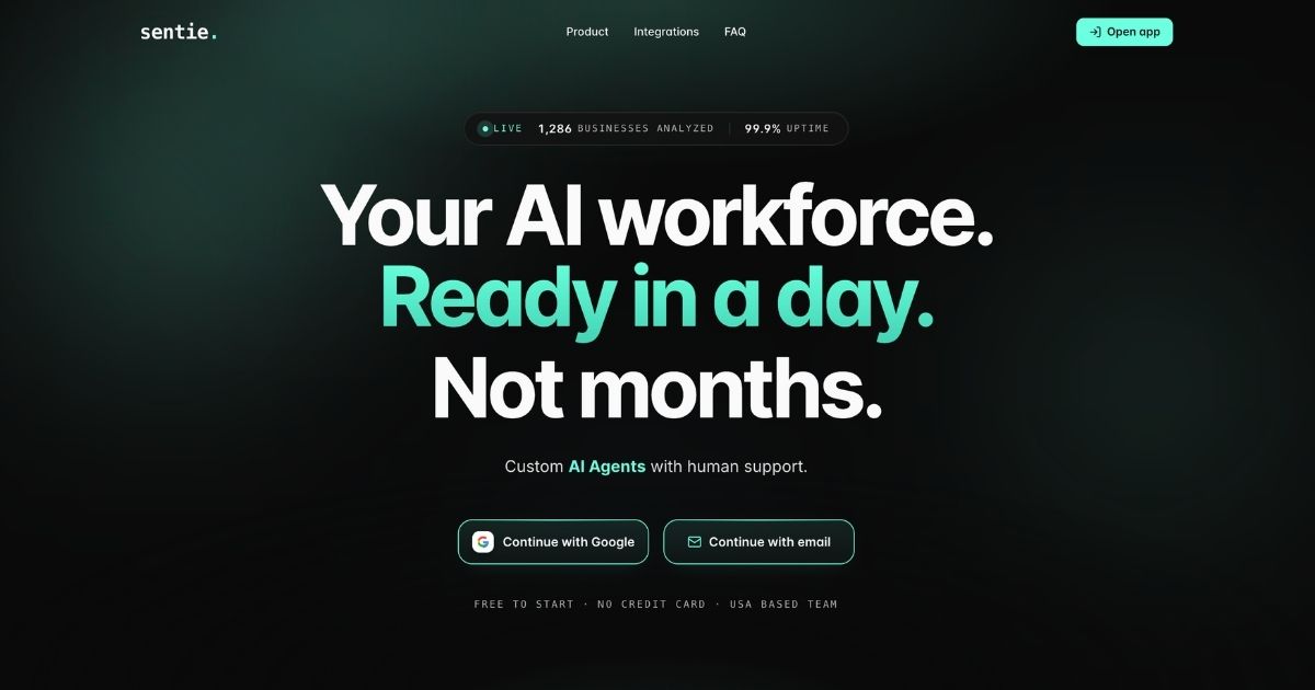 Sentie: Custom AI Agents for Seamless Integration