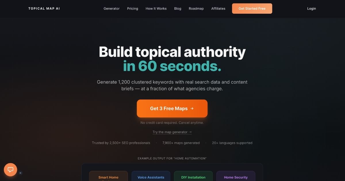 Topical Map AI: Streamlining SEO Strategy