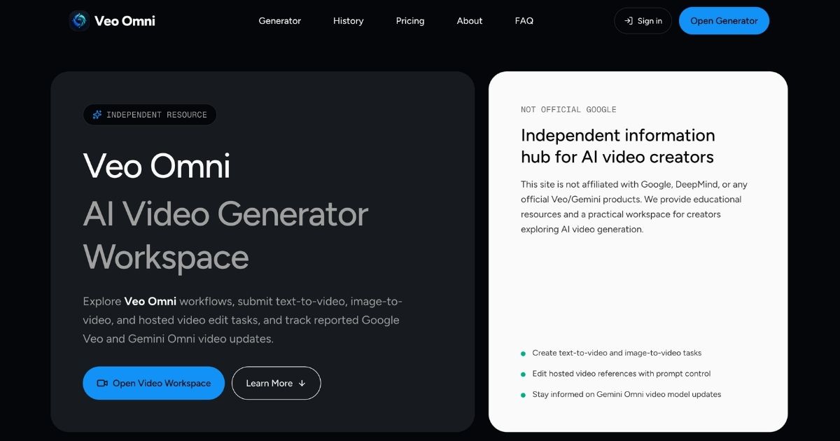 Veo Omni: AI-Powered Video Generation Platform