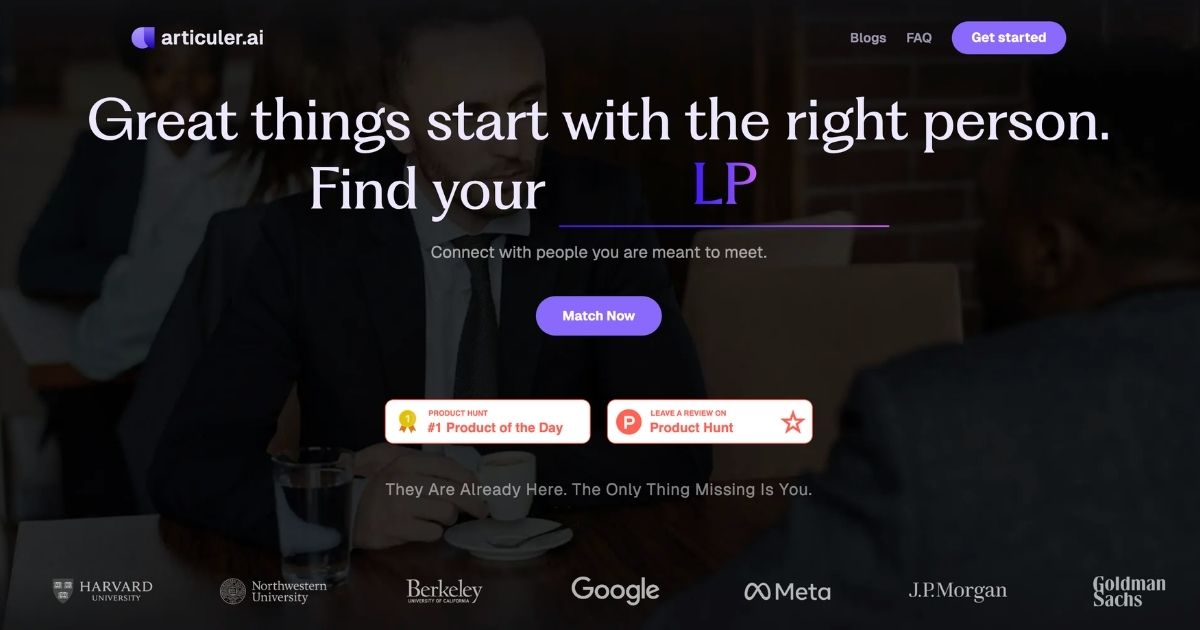 Articuler: AI-Powered Networking Platform for Professionals.