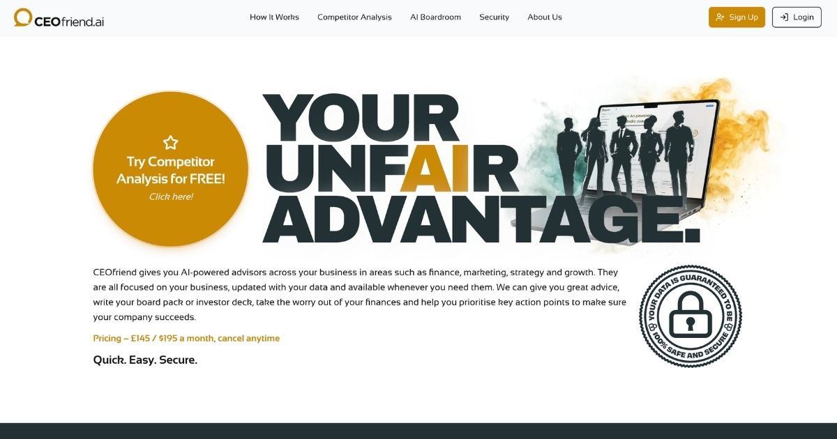 CEOfriend: AI-Powered Strategic Business Advisor