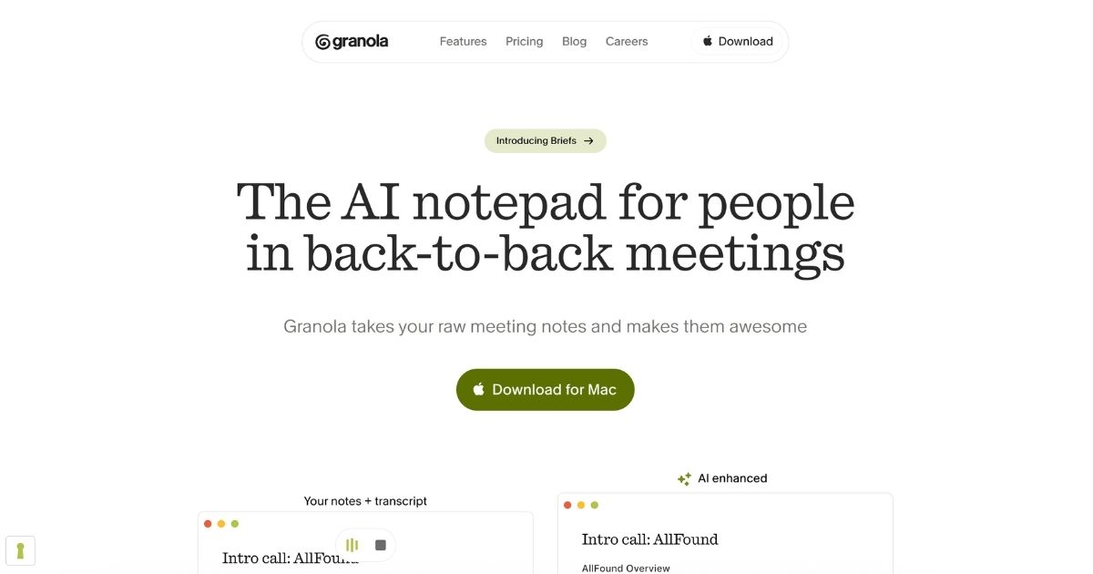 Granola AI: AI-Powered Meeting Assistant Enhancing Productivity