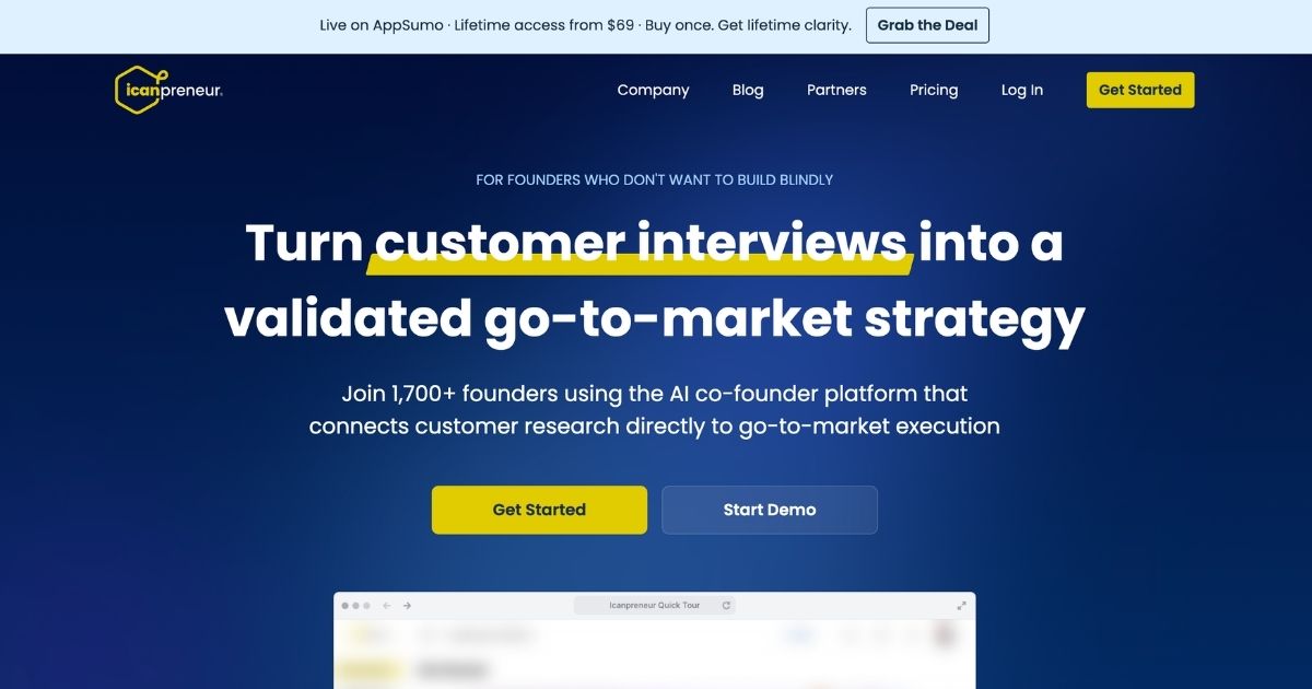 Icanpreneur: AI-Driven Market Validation Platform