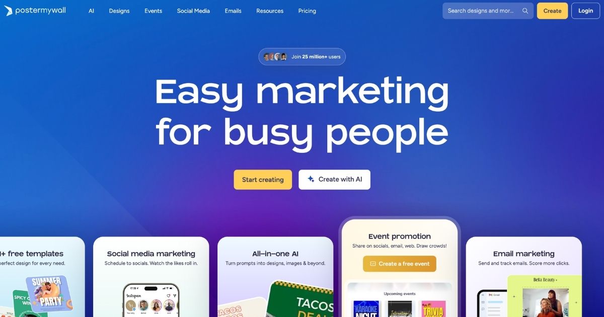 PosterMyWall: Streamline Marketing with Design Tools