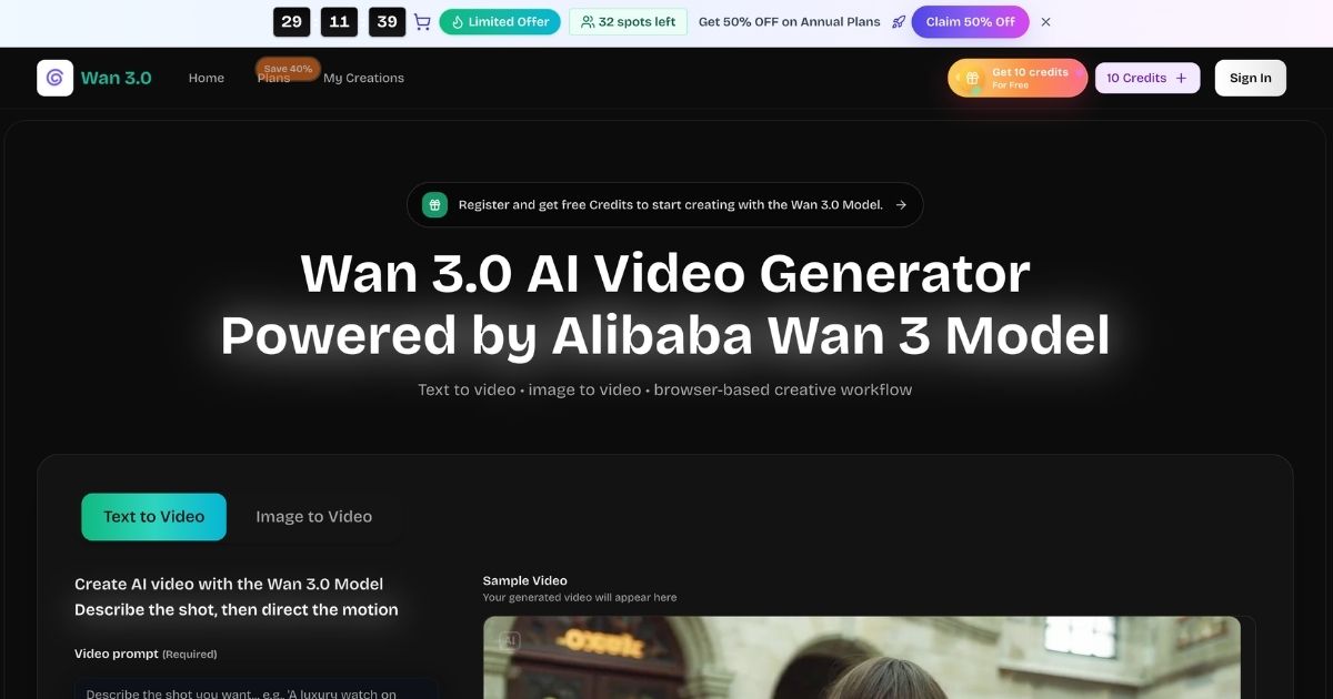 Wan 3.0: AI Video Generation Platform