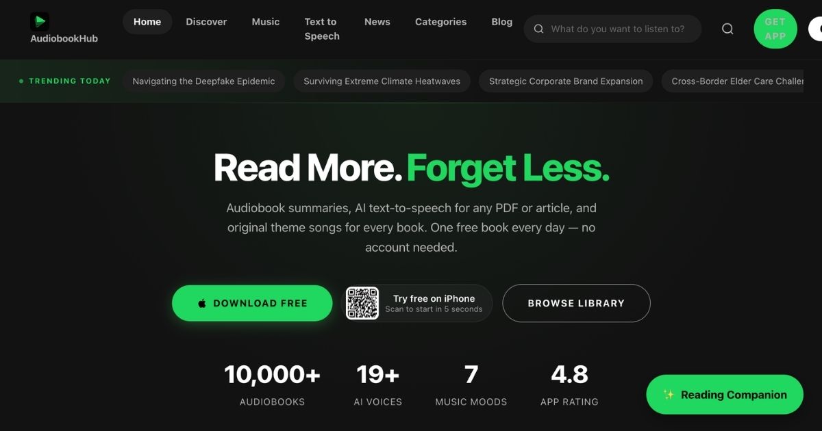AudiobookHub: Enhance Learning with AI-Powered Summaries