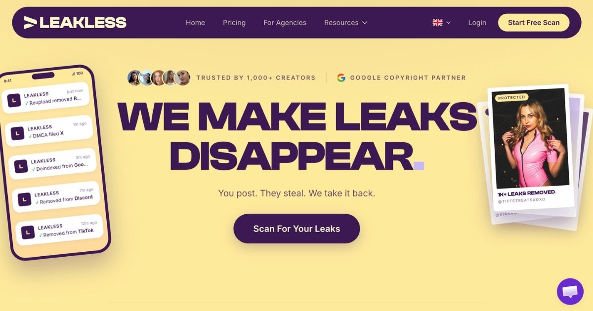 Leakless: Automated Content Protection for Creators