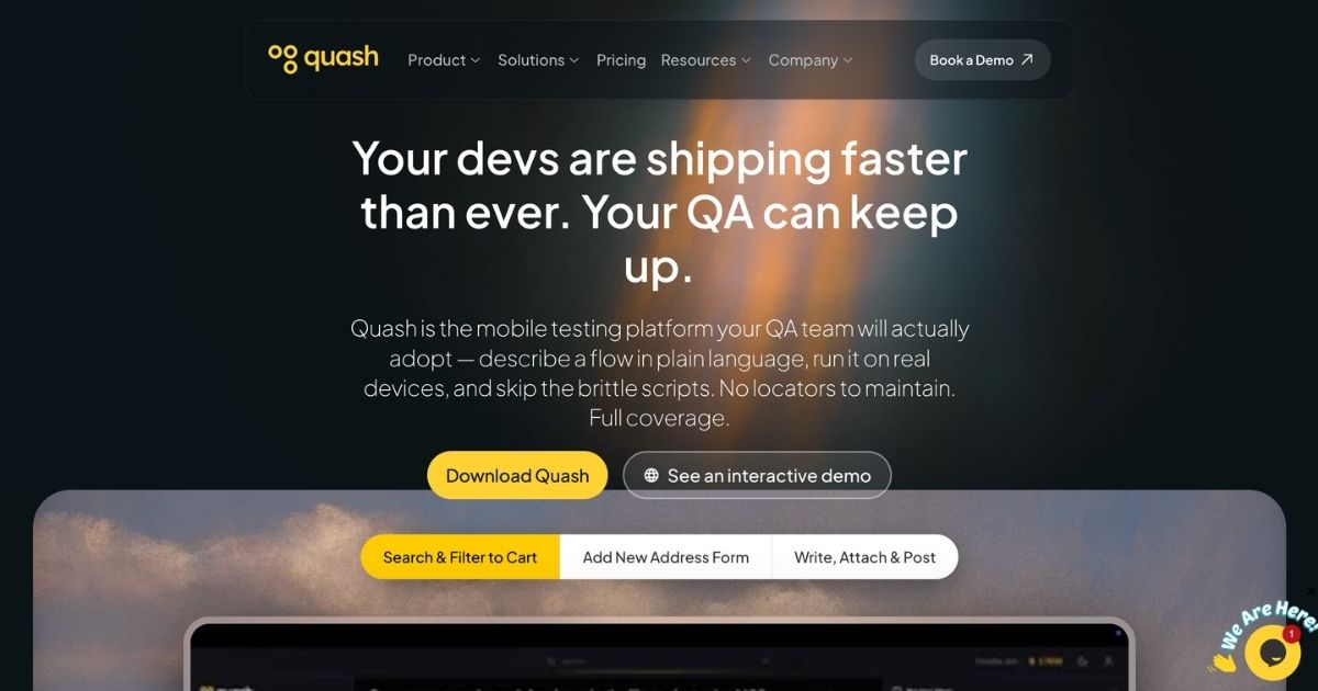 Quash: AI Mobile Testing Simplified