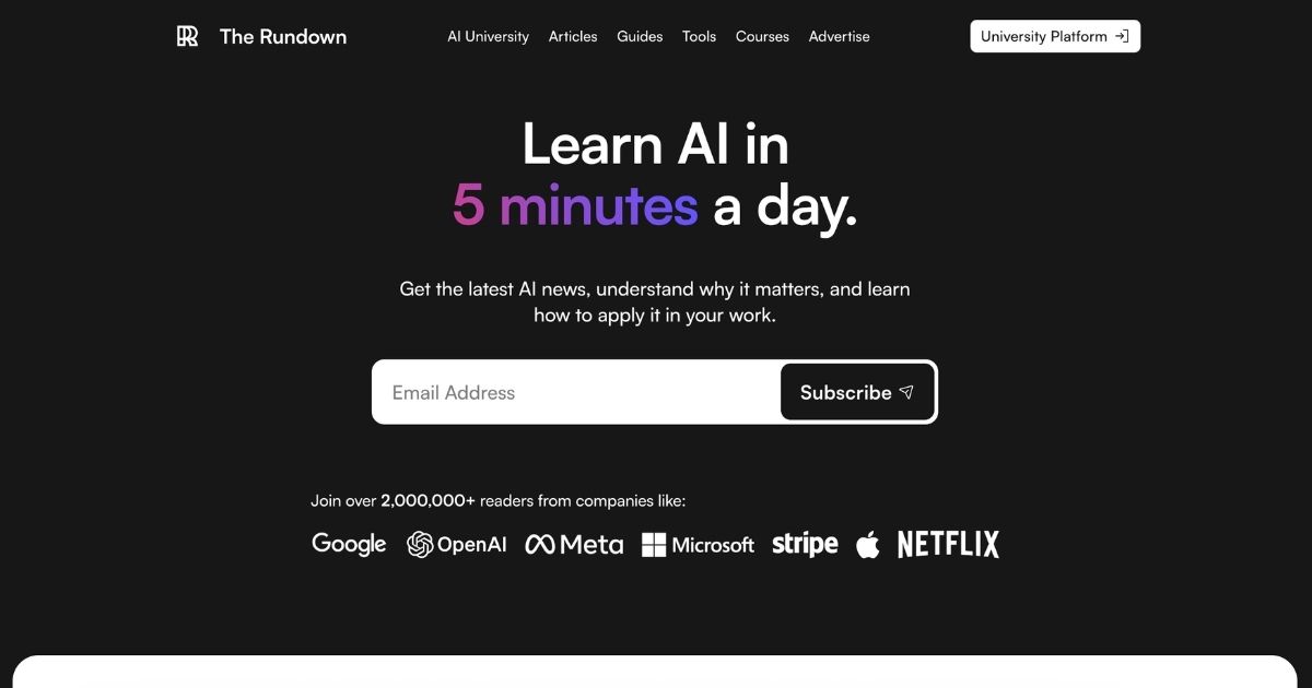 Rundown AI: Enhancing AI Proficiency