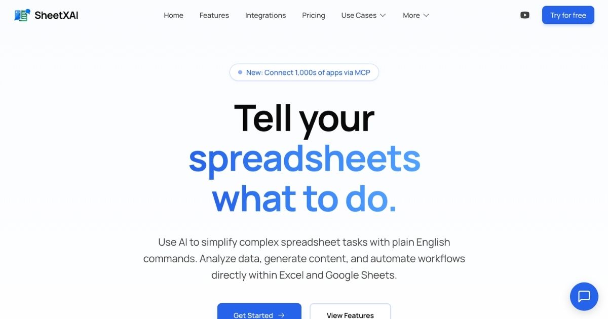 SheetXAI: AI-Powered Spreadsheet Enhancement